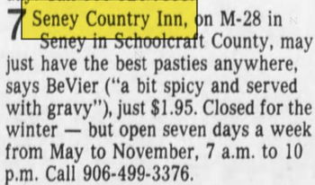 Lockes Motel & Restaurant (Seney Country Inn) - Feb 1983 Mention (newer photo)